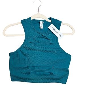Urban Outfitters “Out From Under” sz medium NWT Teal Cropped Tank Top $29
